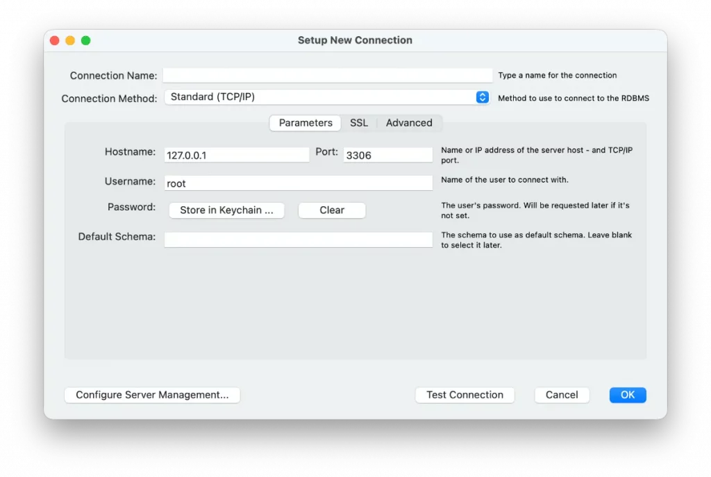 Connexion à une base de donnée avec MySQL Workbench
