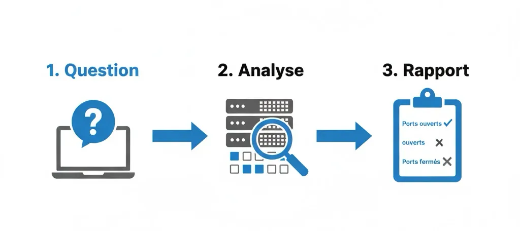 Principe de fonctionnement de Nmap