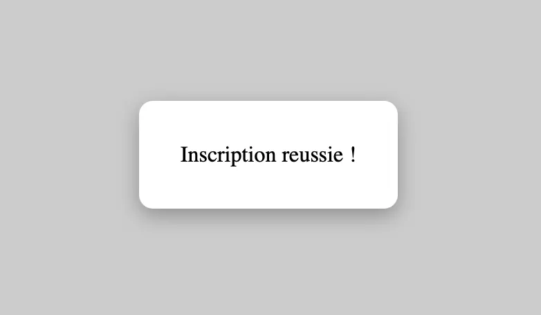 Pop-up centré en css