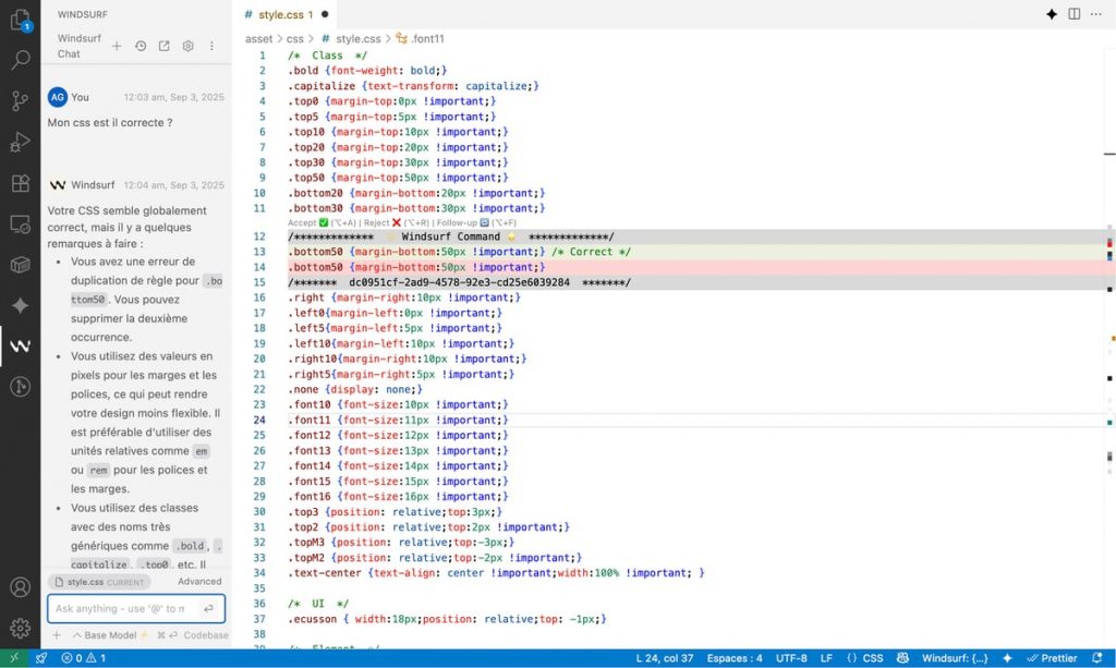 VS Code et Codeium