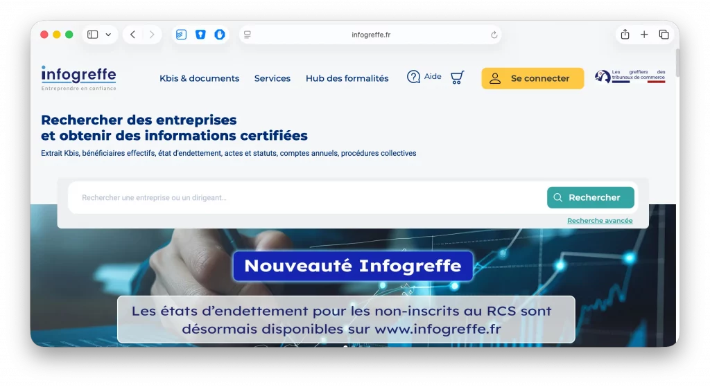 Rechercher des informations sur les personnes ayant une entreprises