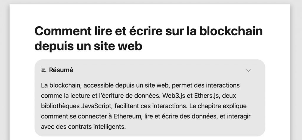 Résumé Safari