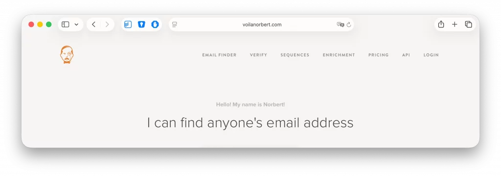 Rechercher des informations sur une personnes à partir de son adresse mail