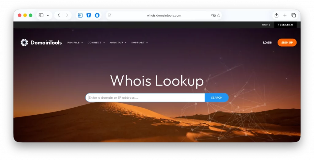 Rechercher des informations sur une personnes ayant un site web ou un domaine web
