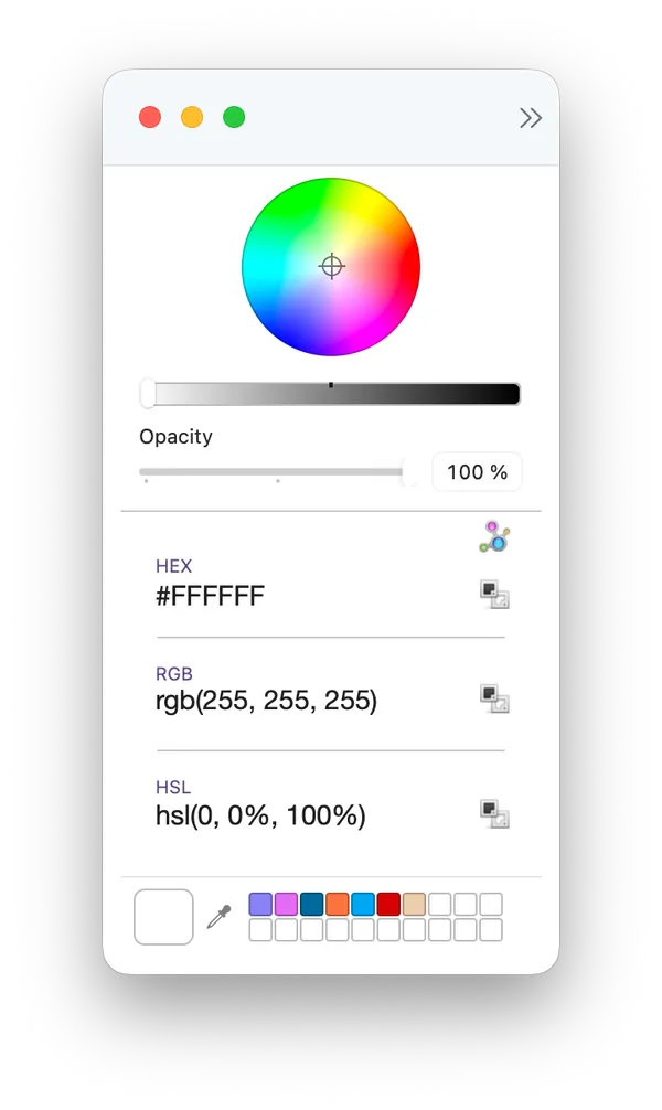 colorsPicker pour votre palette de couleurs