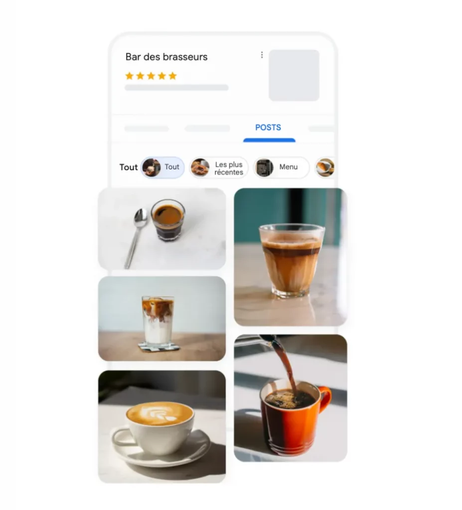 Photos de la fiche d'établissement Google