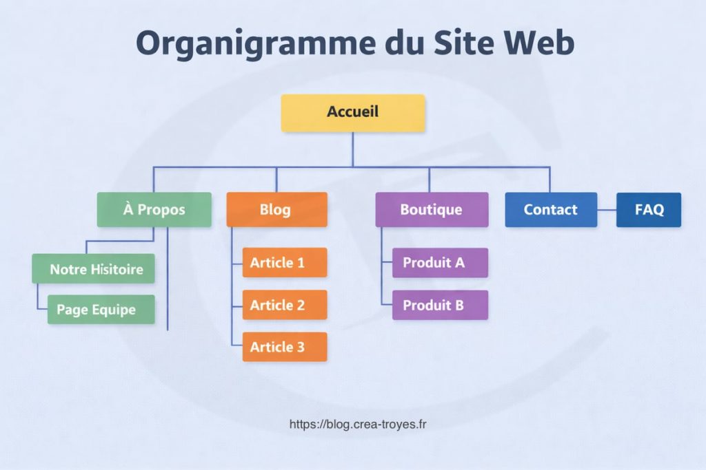 Sitemap et organigramme