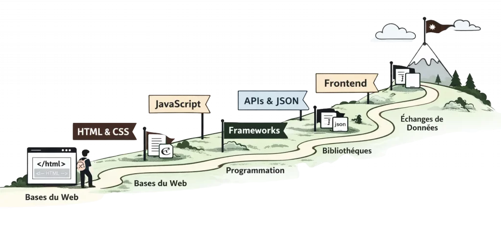 Apprendre le Frontend : HTML, CSS et JavaScript expliqués simplement