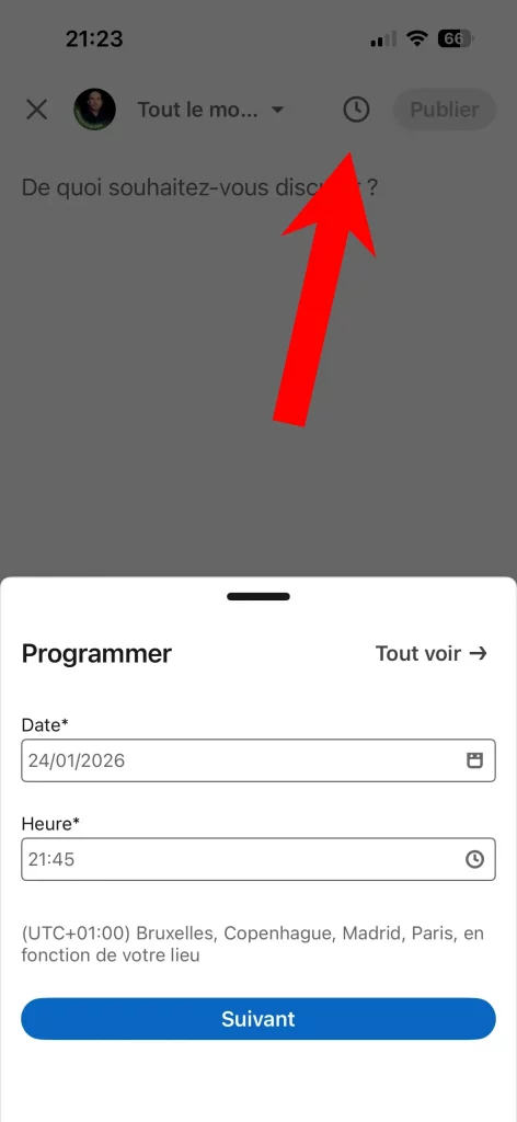 Planification LinkedIn