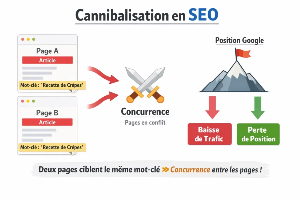Cannibalisation en SEO