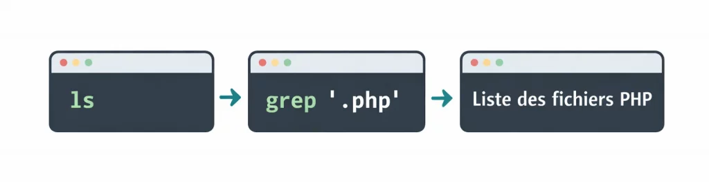 Enchainer les commandes dans le terminal sur une meme ligne de commande
