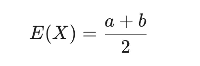 Espérance de la loi uniforme continue