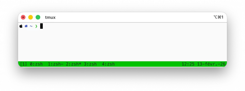 Fenêtre tmux