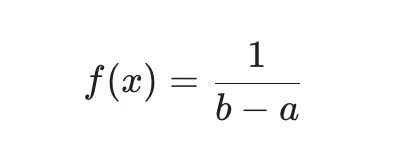 Formule de la loi uniforme continue