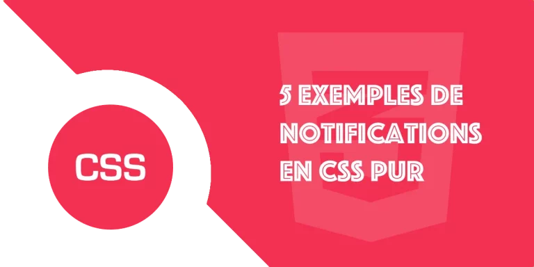 5 exemples de notification animée en CSS