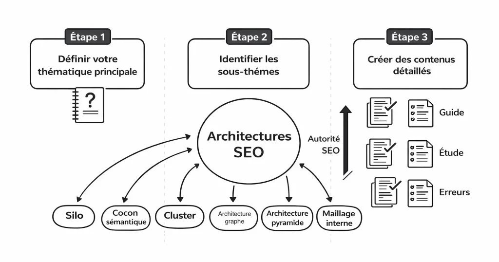 Structure pyramide SEO