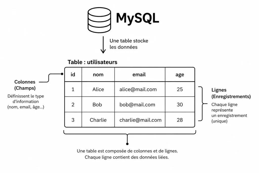 Compter les lignes d'une table MySQL