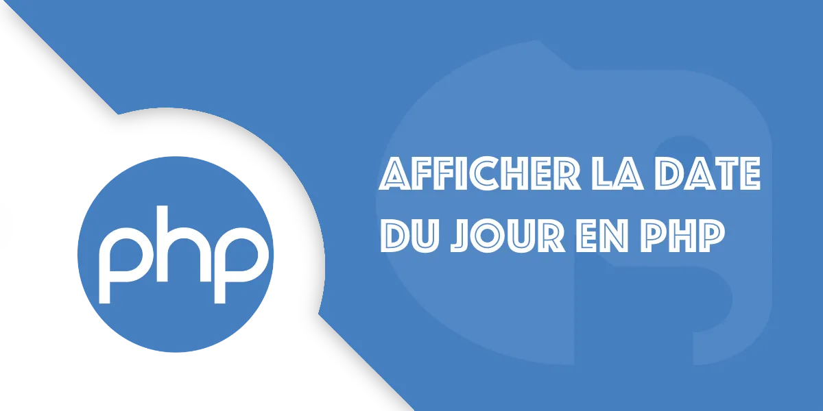 Date du jour en PHP