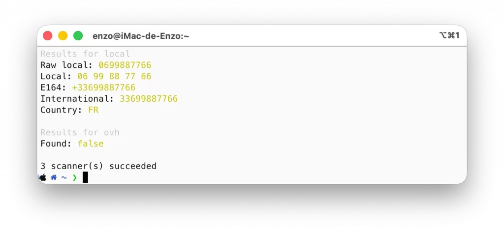PhoneInfoGa depuis le terminal