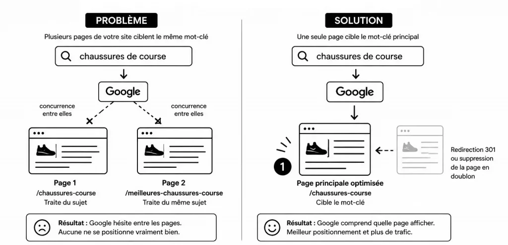 Cannibalisation SEO