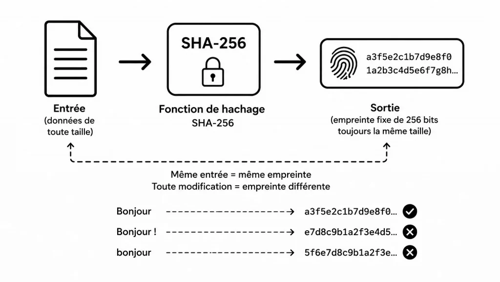 sha-256. et la commande sha256sum
