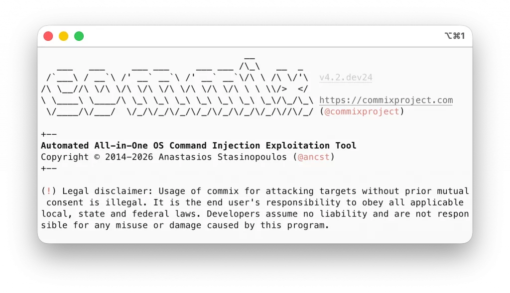 Commix CLI