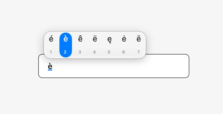 Lettres accentuées clavier Mac - macOS