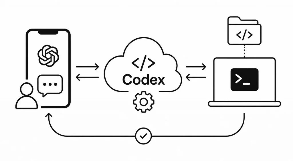 Codex iPhone vers Codex Mac