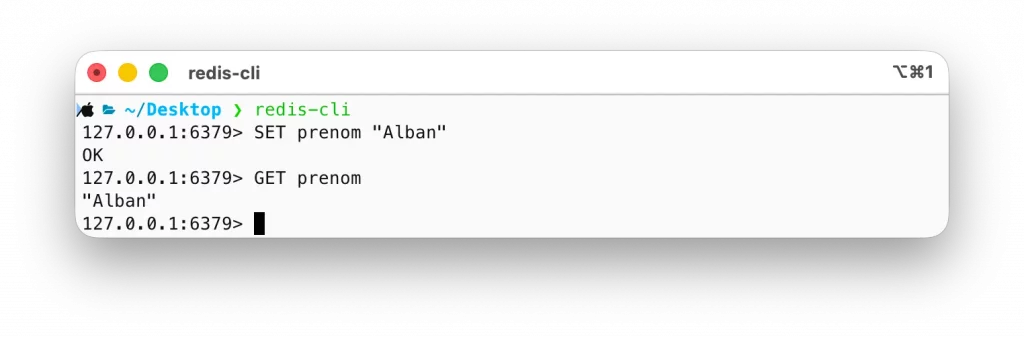 redis-cli
